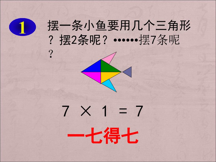 人教版二年级数学上册七的乘法口诀课件_第4页