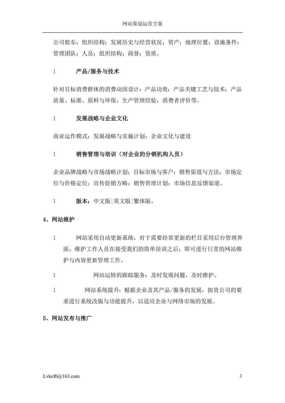 BTII互联网络-网站营销策划服务的内容与提纲_第2页