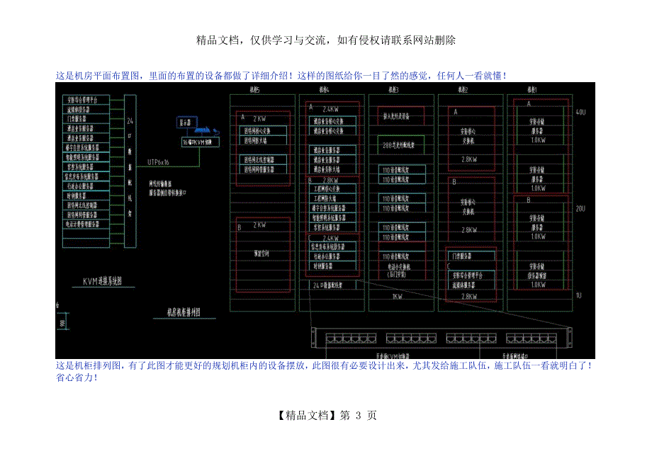 弱电机房设计图纸(CAD版)_第3页