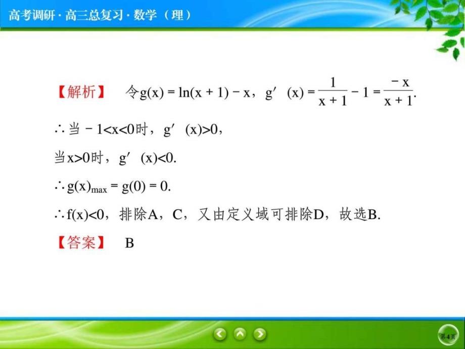 专题研究 导数的综合运用_第4页