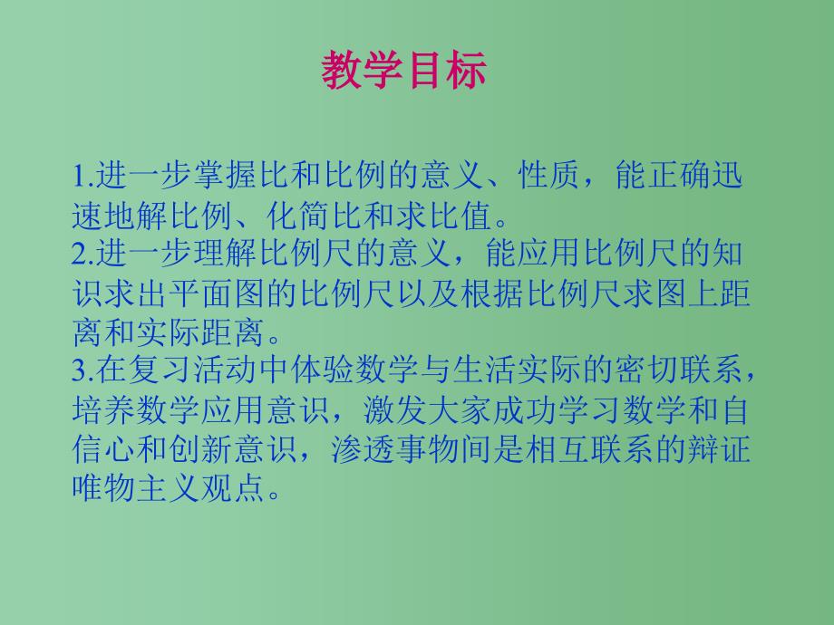 六年级数学下册 比和比例的复习课件 苏教版_第2页