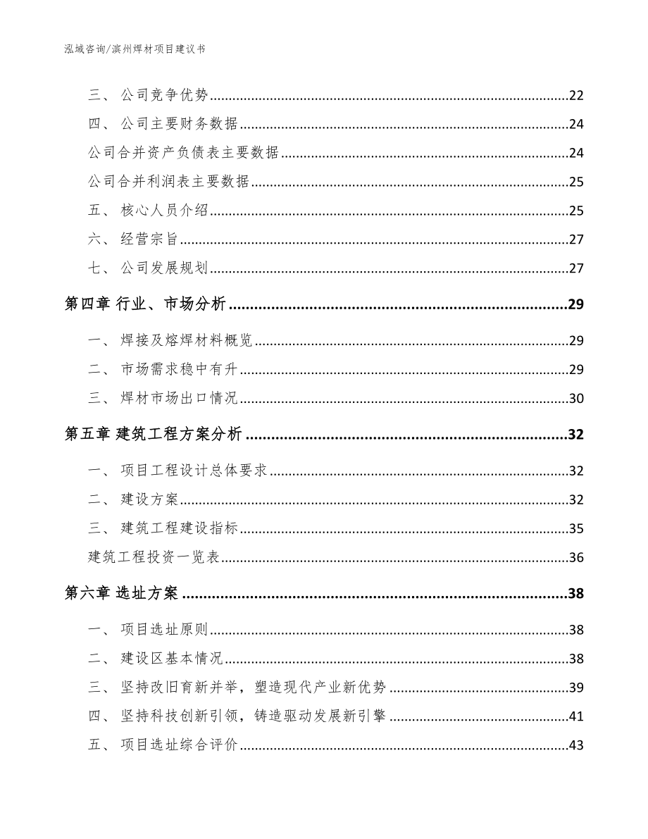滨州焊材项目建议书【范文模板】_第2页