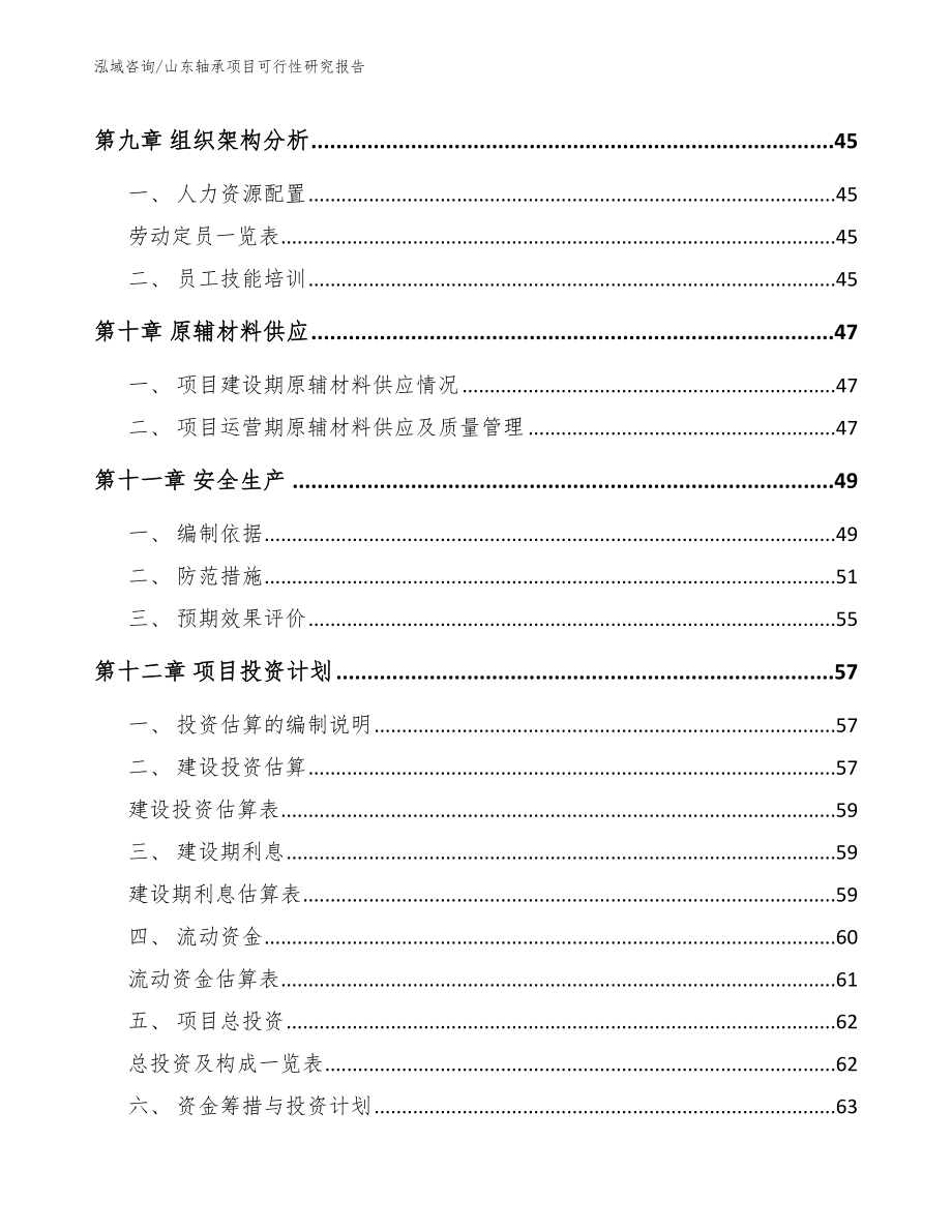 山东轴承项目可行性研究报告_第3页