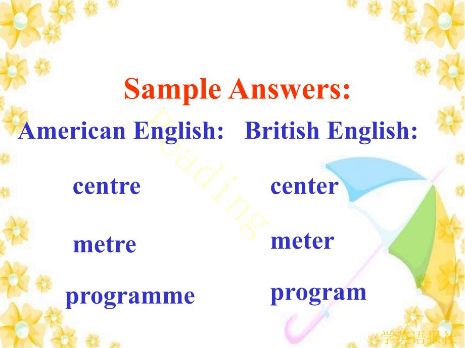 Module 1《British and American English》introduction,reading and voca课件13（31张PPT）（外研版必修5）_第3页