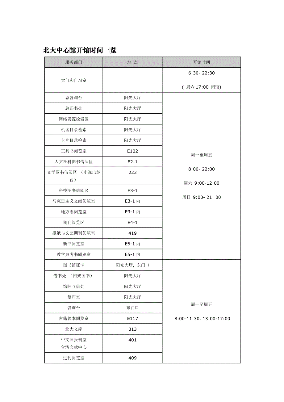 图书馆开放时间_第1页