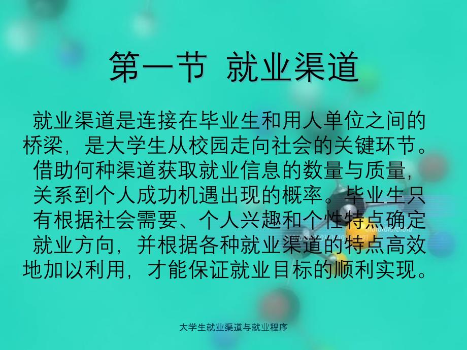 大学生就业渠道与就业程序2_第2页