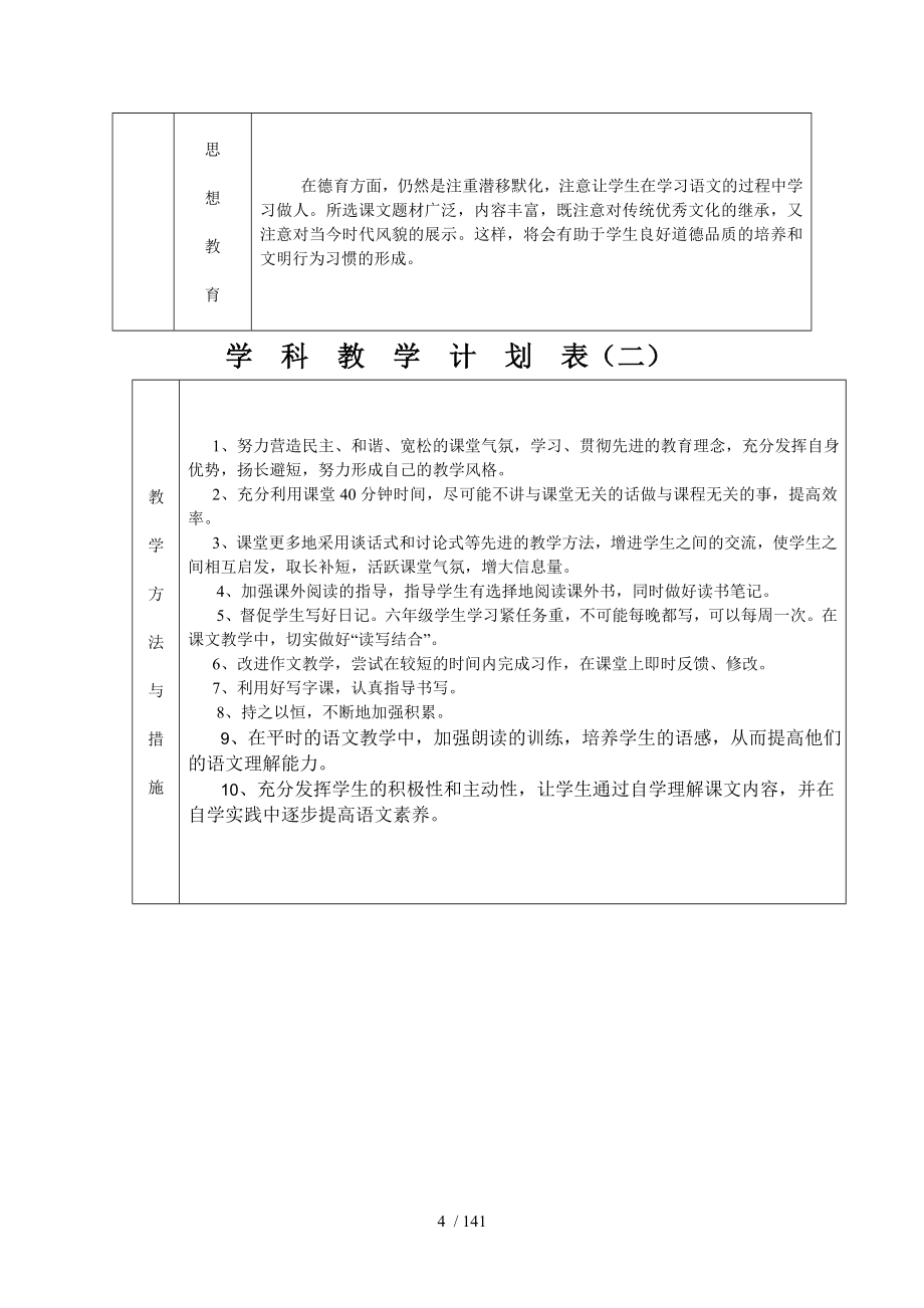 六语上册教案lan_第4页