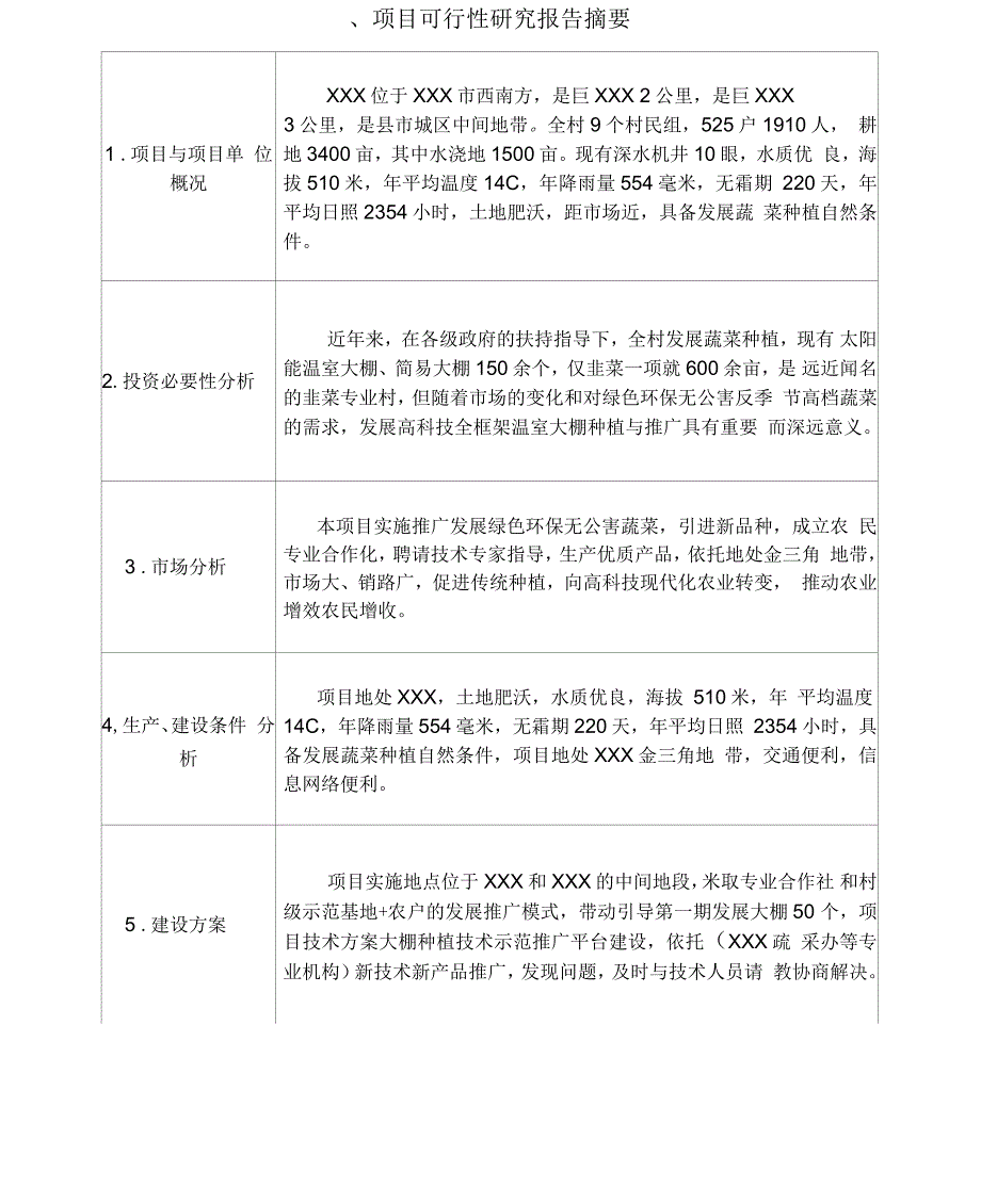 农业财政资金项目申报标准文本(例文)_第4页