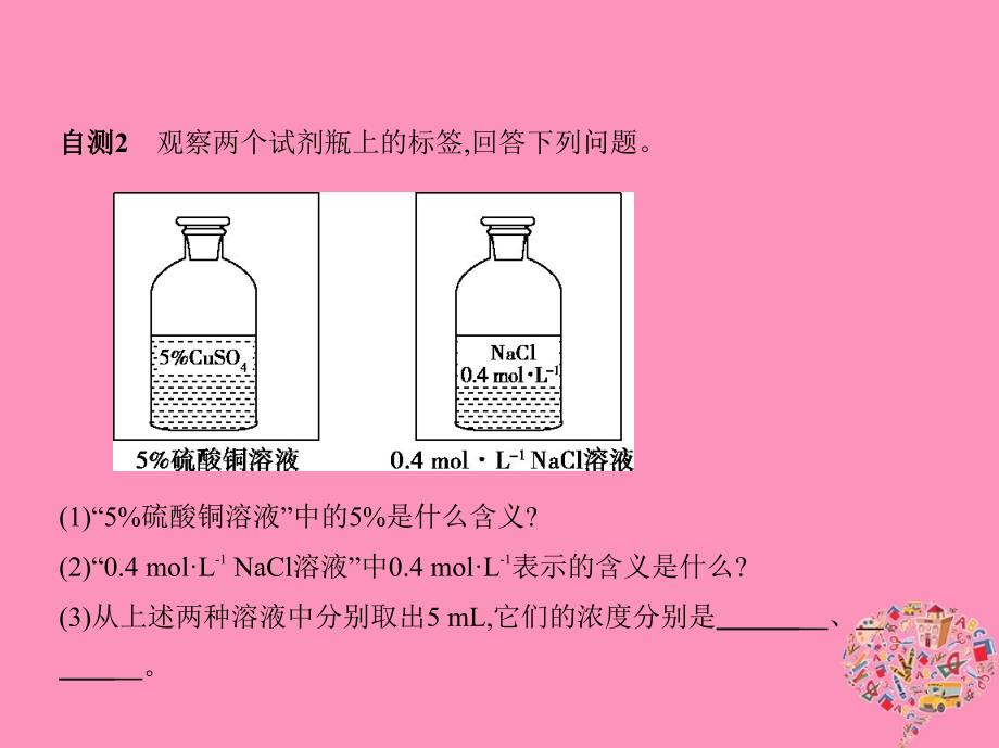 （北京专用）2019版高考化学一轮复习 第2讲 物质的量浓度课件_第4页