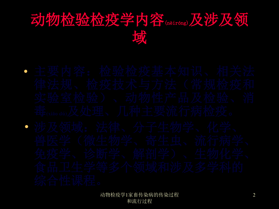 动物检疫学1家畜传染病的传染过程和流行过程课件_第2页