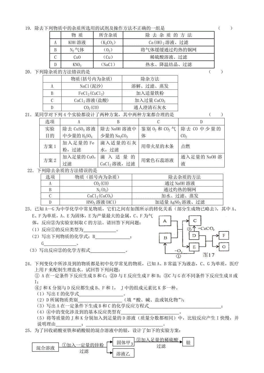 2010中考化学鉴别除杂推断题.doc_第3页