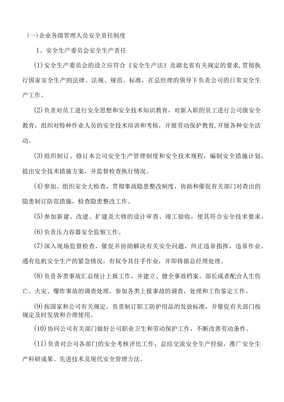 各级安全生产责任制清单目录及其文件_第3页