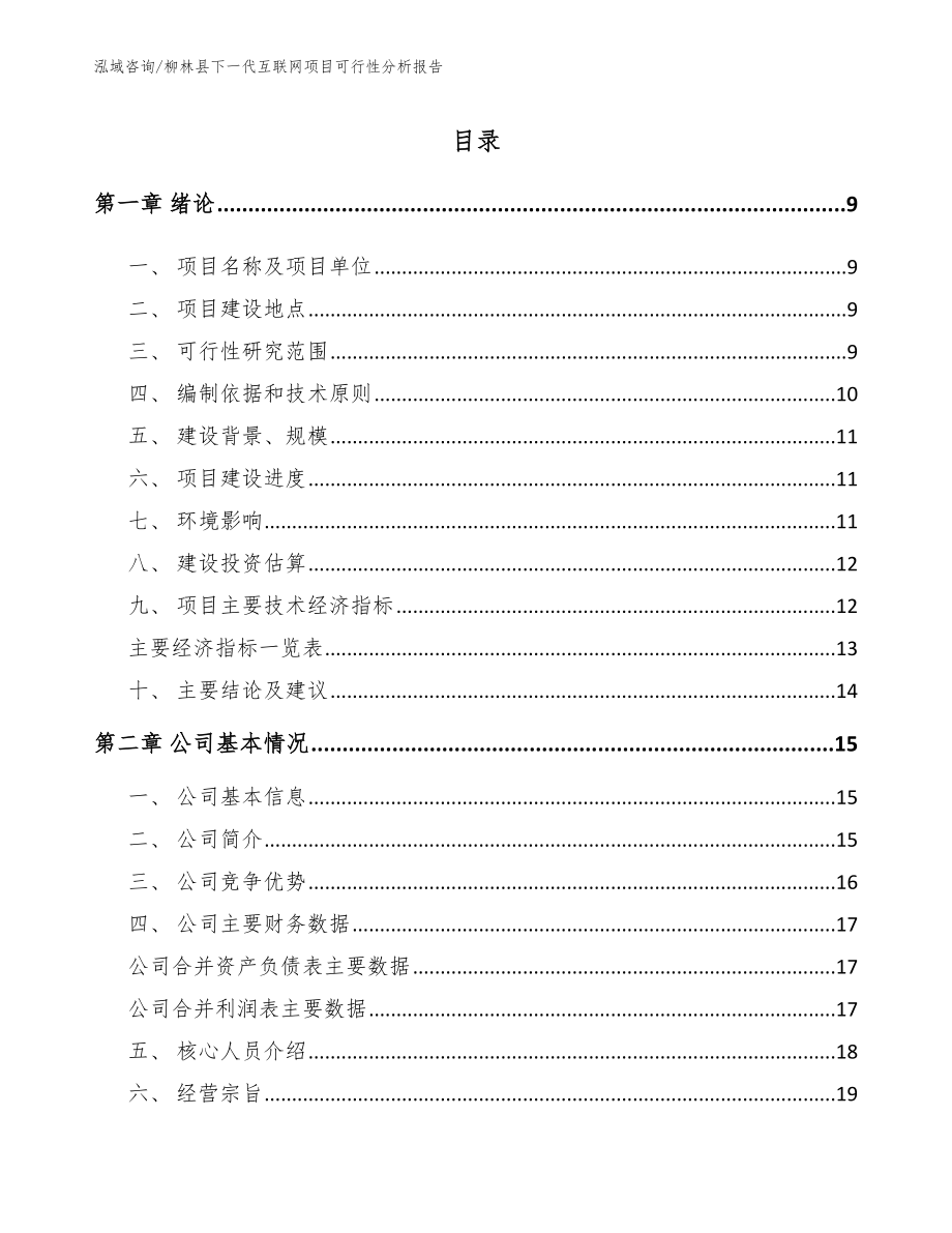 柳林县下一代互联网项目可行性分析报告_第2页