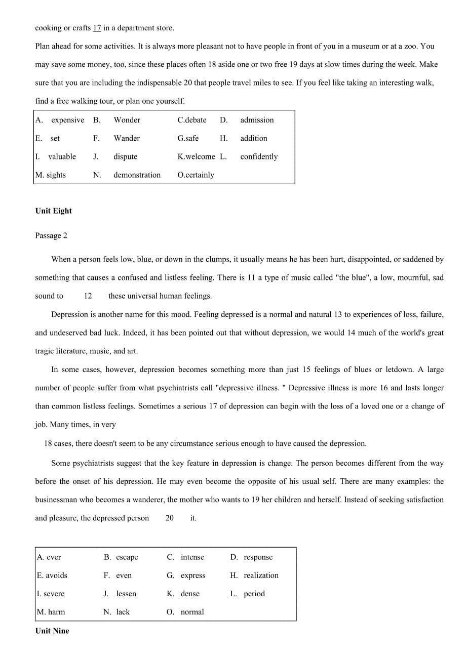 大学英语四级考试15选10专项训练.doc_第5页