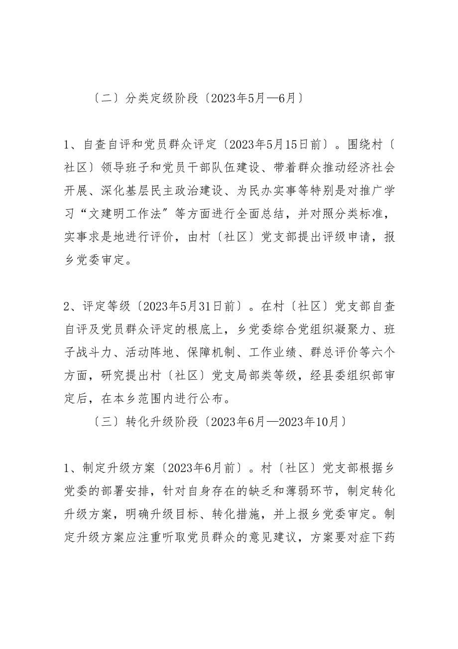 2023年基层党组织三分类三升级实施方案范文.doc_第5页