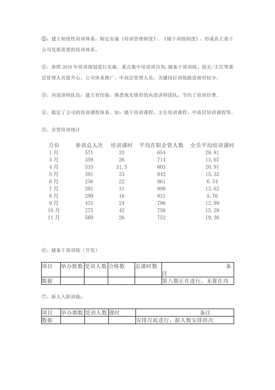 人力资源部工作总结与计划_第4页