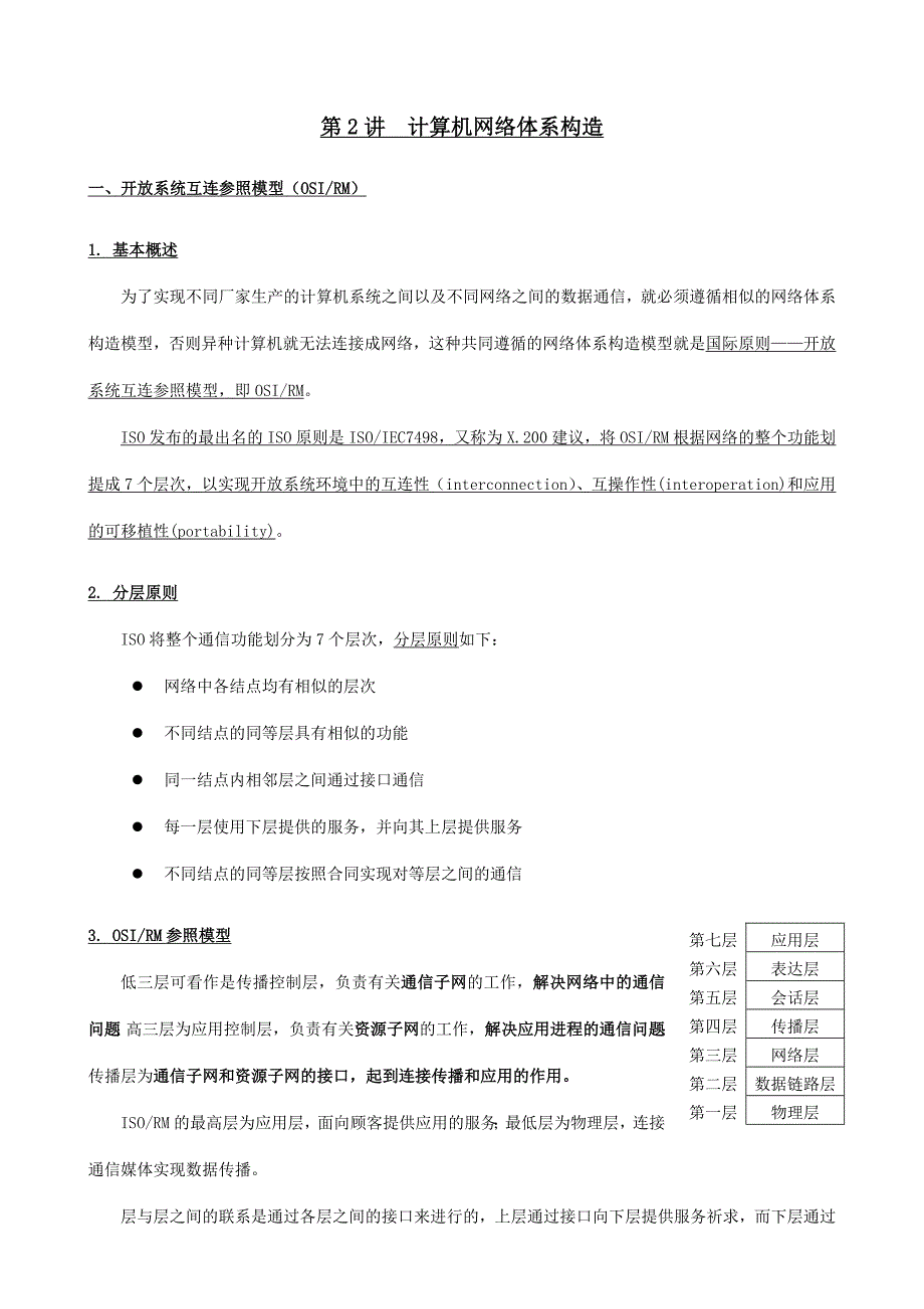 第二讲OSI参考模型_第1页