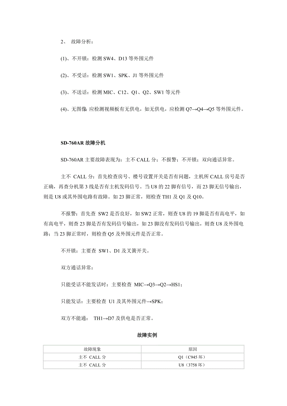 视得安楼宇对讲产品常见故障及故障解决方案_第3页