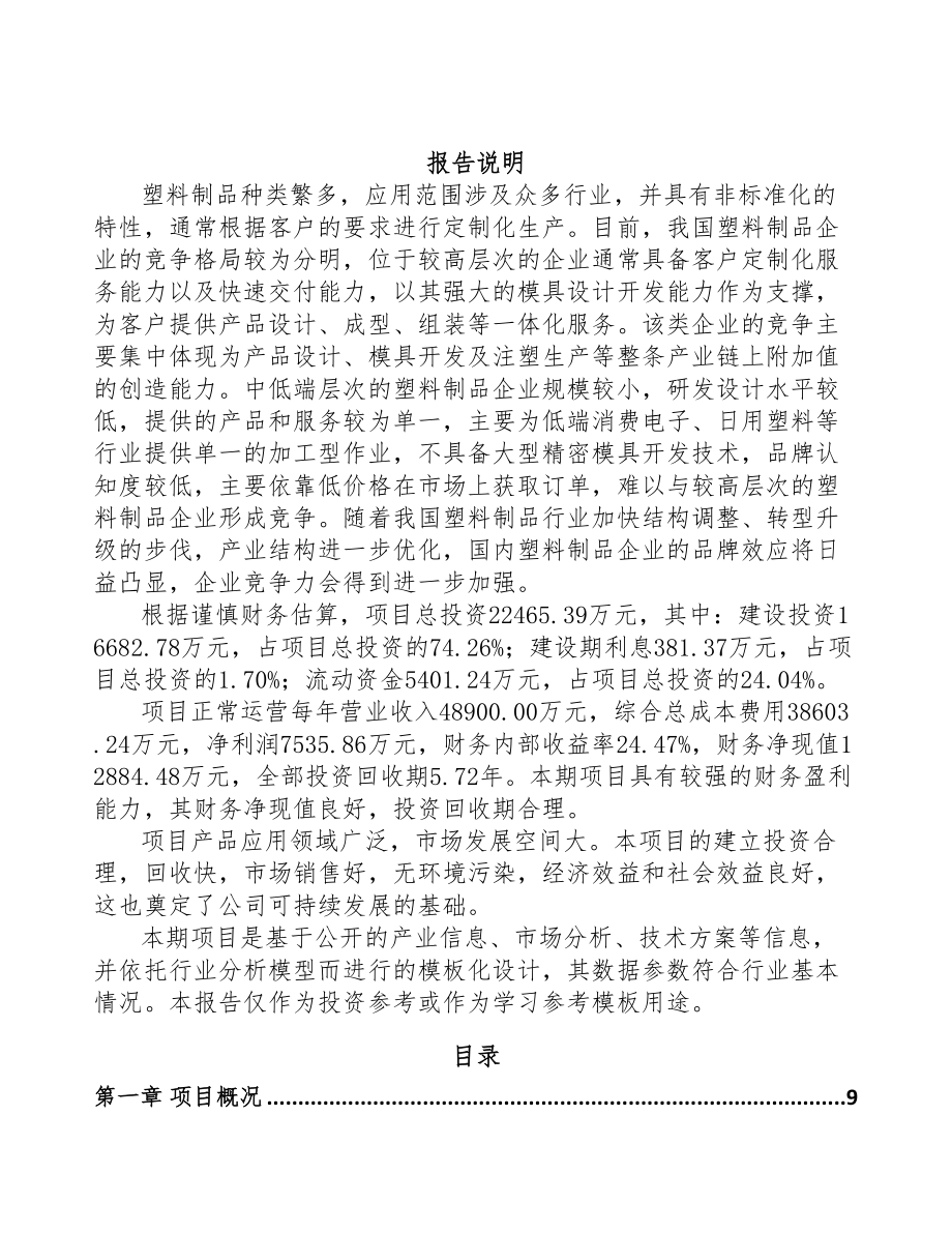 海安PP片材项目可行性研究报告(DOC 75页)_第2页