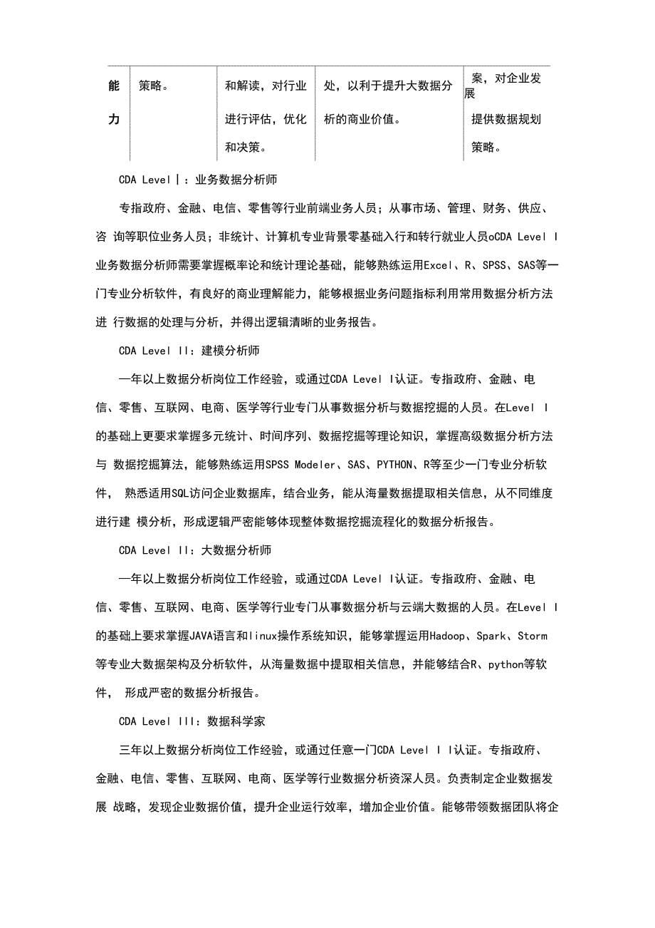 CDA数据分析师认证考试_第5页