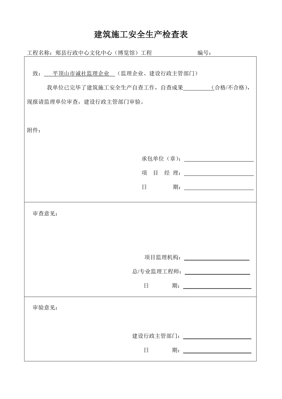 塔式起重机检验报告_第1页