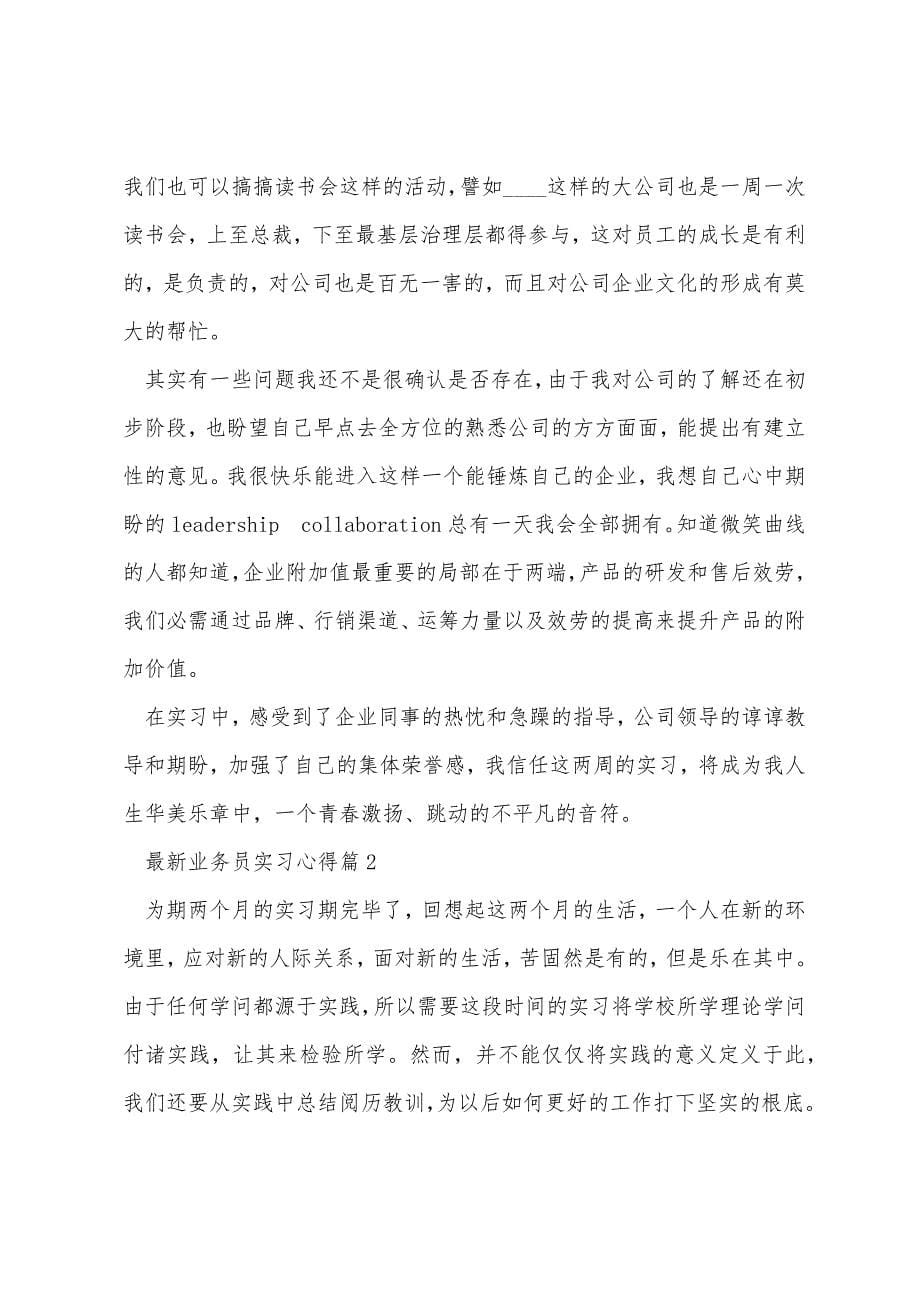 业务员实习心得.docx_第5页