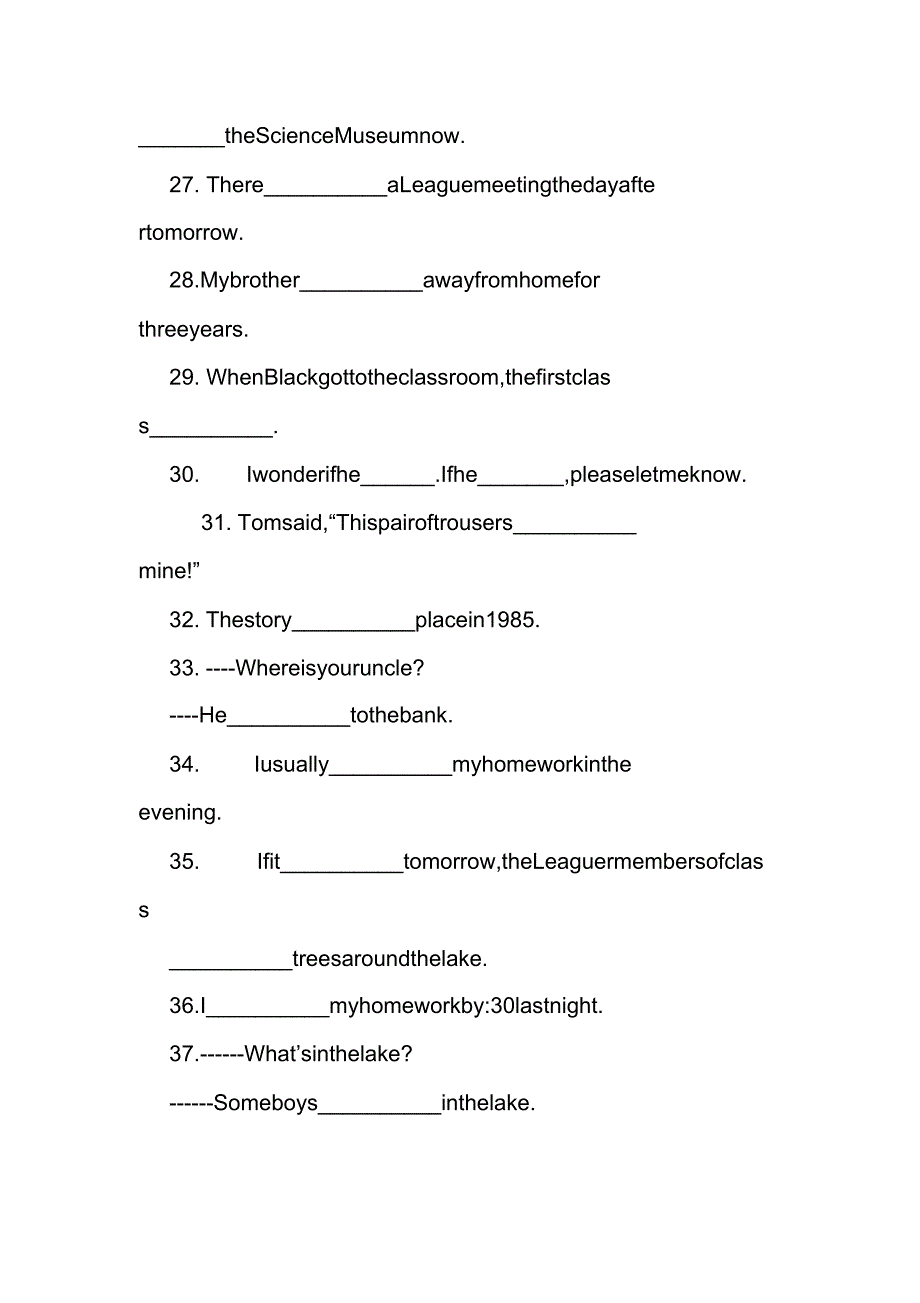 概念时态语态练习题.doc_第3页