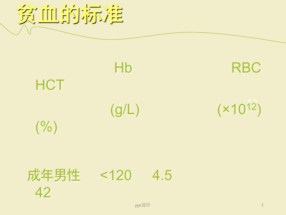 诊断学贫血ppt课件_第3页