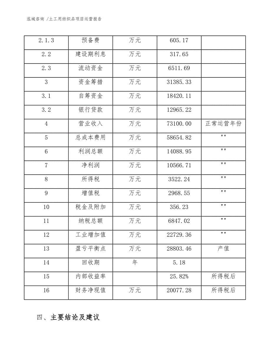 土工用纺织品项目运营报告_第5页