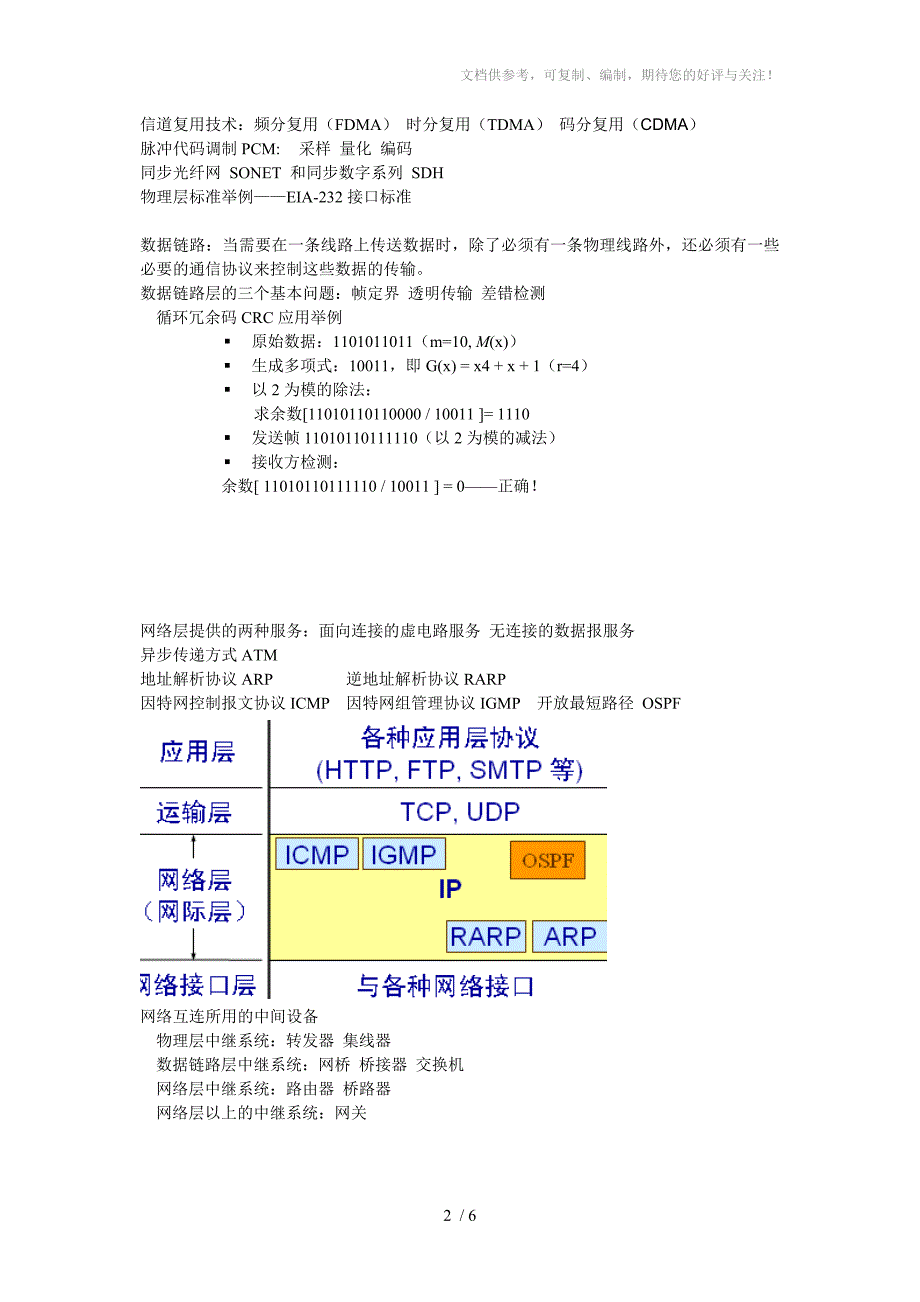 计算机网络教程复习资料_第2页