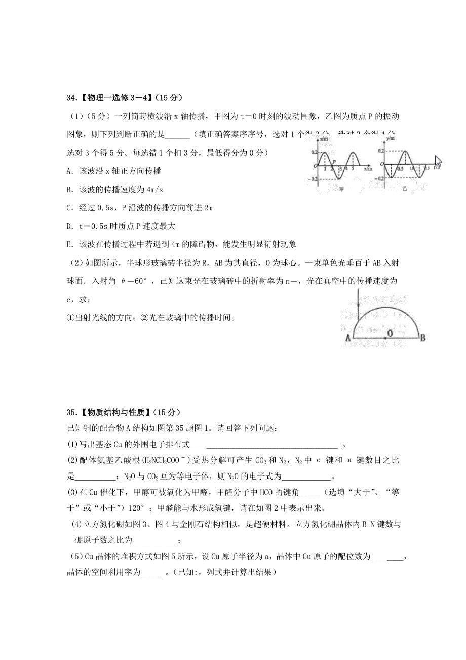 2022届高三生物4月月考试题_第5页