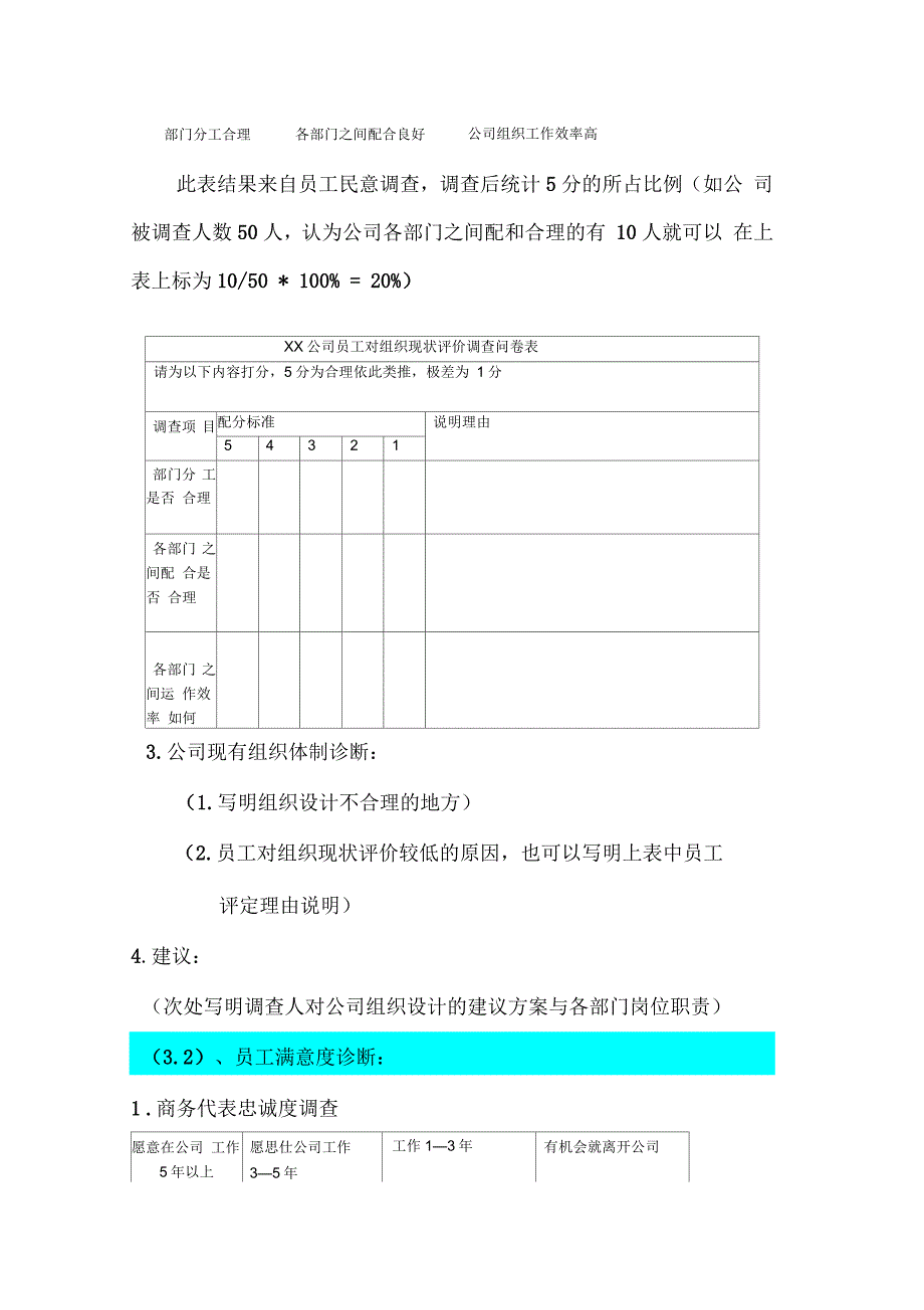 市场营销诊断报告的书写格式_第3页