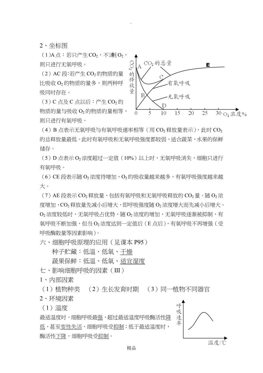 ATP的主要来源细胞呼吸知识点_第5页