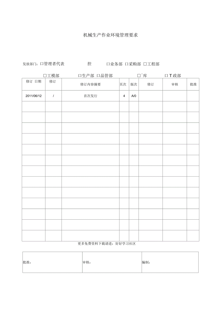 机械生产作业环境管理要求_第1页