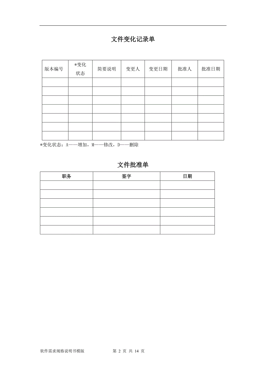 软件需求规格说明书模板(2017.03).doc_第2页