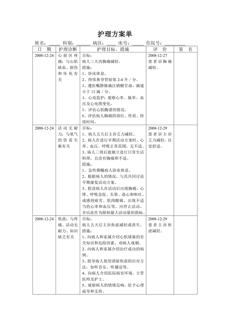 急性心肌梗塞护理查房本2_第2页