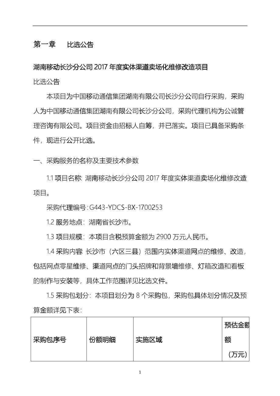 公司年度实体渠道卖场化维修改造项目比选文件_第5页