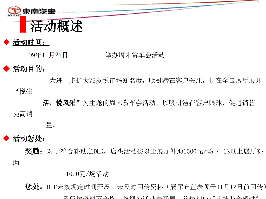 东南汽车周末赏车会活动案DLR操作手册_第2页