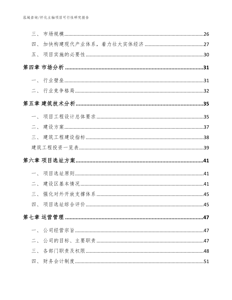 怀化主轴项目可行性研究报告_第2页