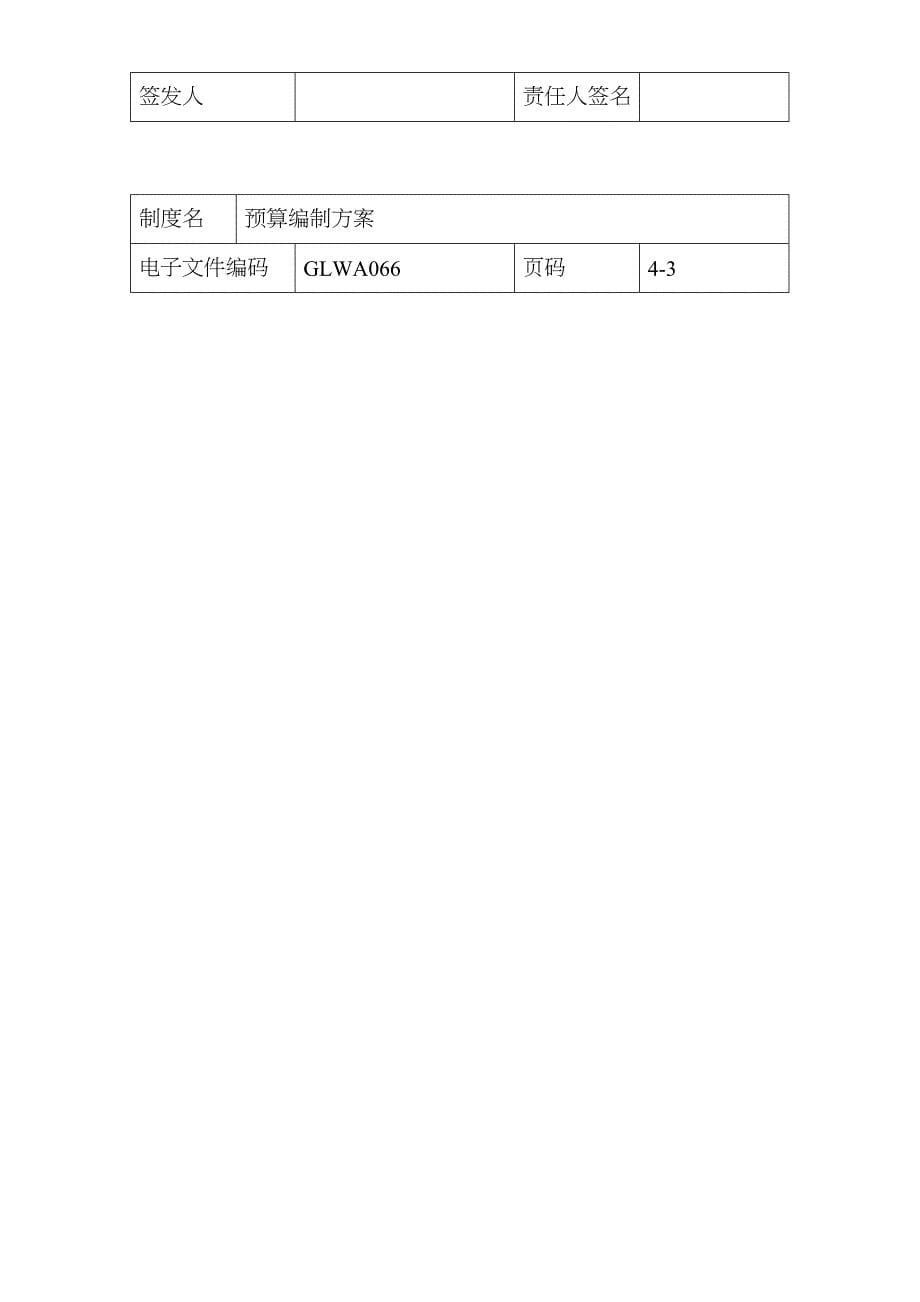 国际化企业通用管理文案(66)预算编制方案_第5页