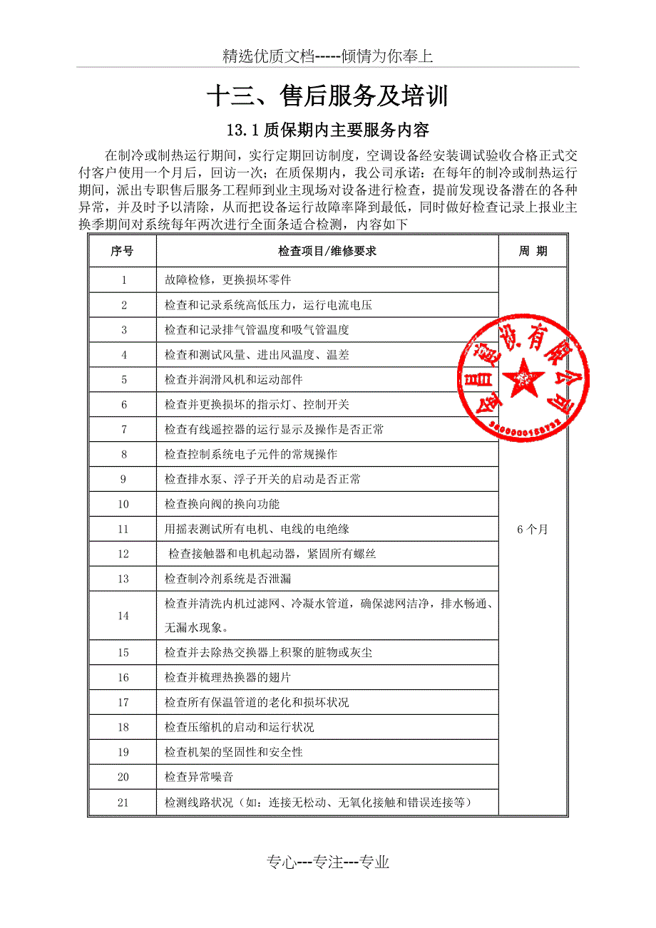 十售后服务及培训_第1页