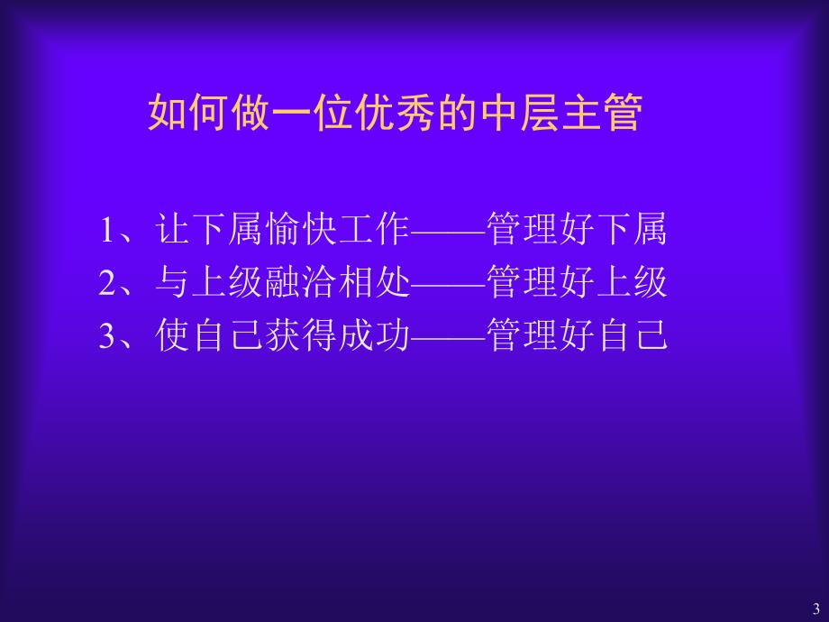 如何做一位优秀的企业中层主管_第3页