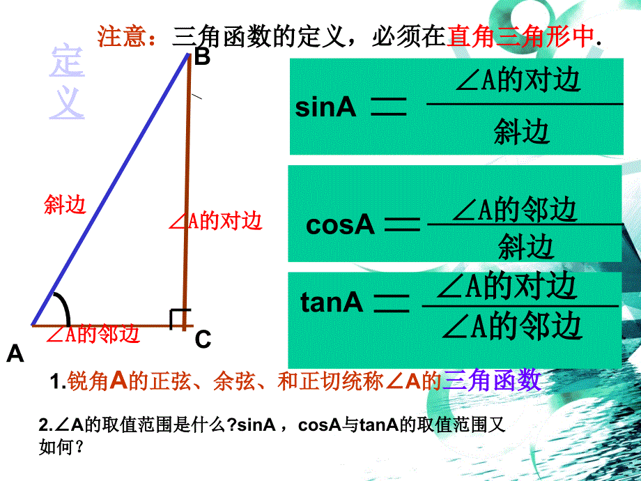 (初中)解直角三角形复习课件ppt_第3页