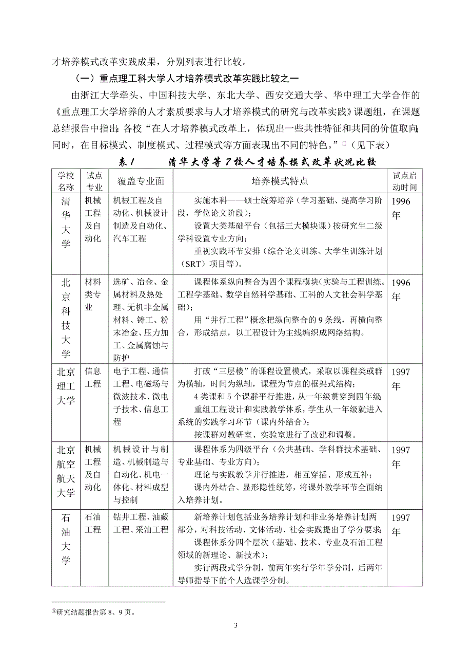 理工科院校人才培养模式多样化有关问题之比较.doc_第3页