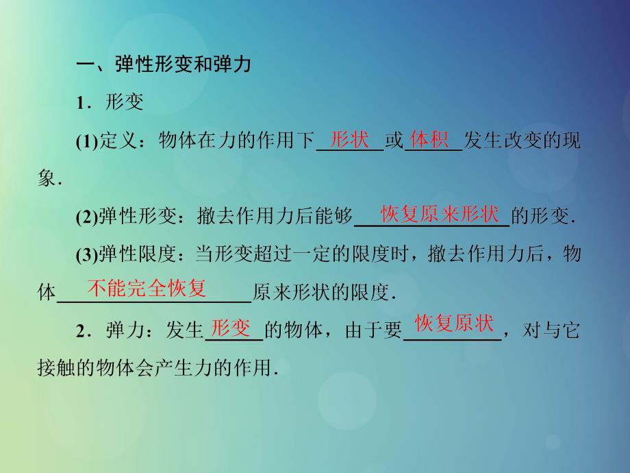 湖北省武汉市高中物理第三章相互作用3.2.1弹力课件新人教版必修1_第2页