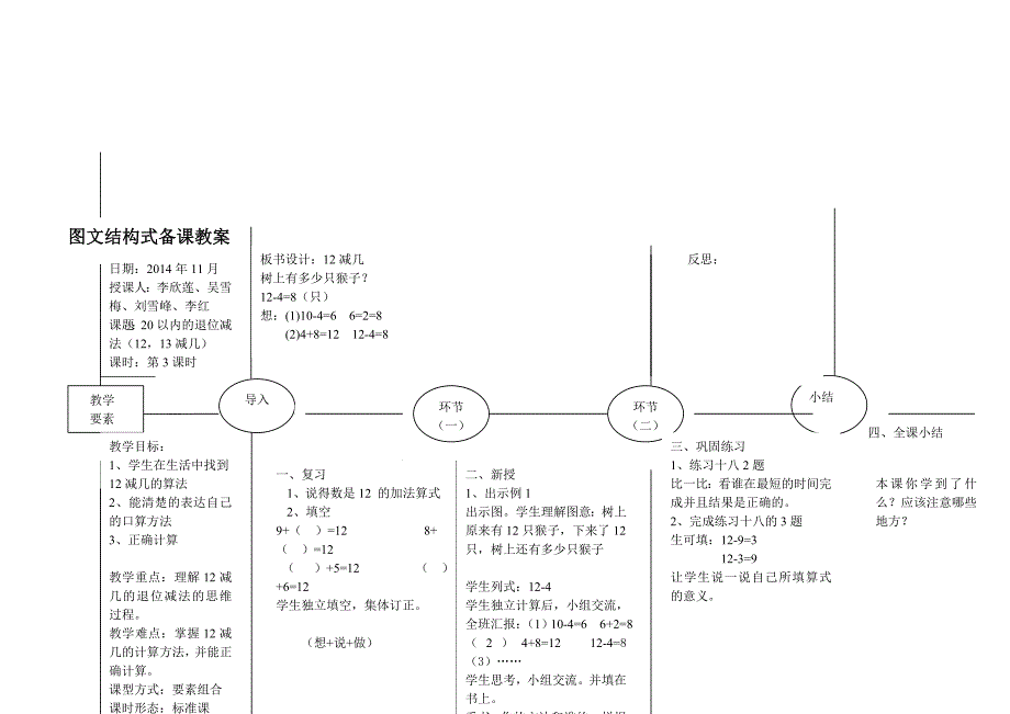 一年级数学上册6单元教案_第3页