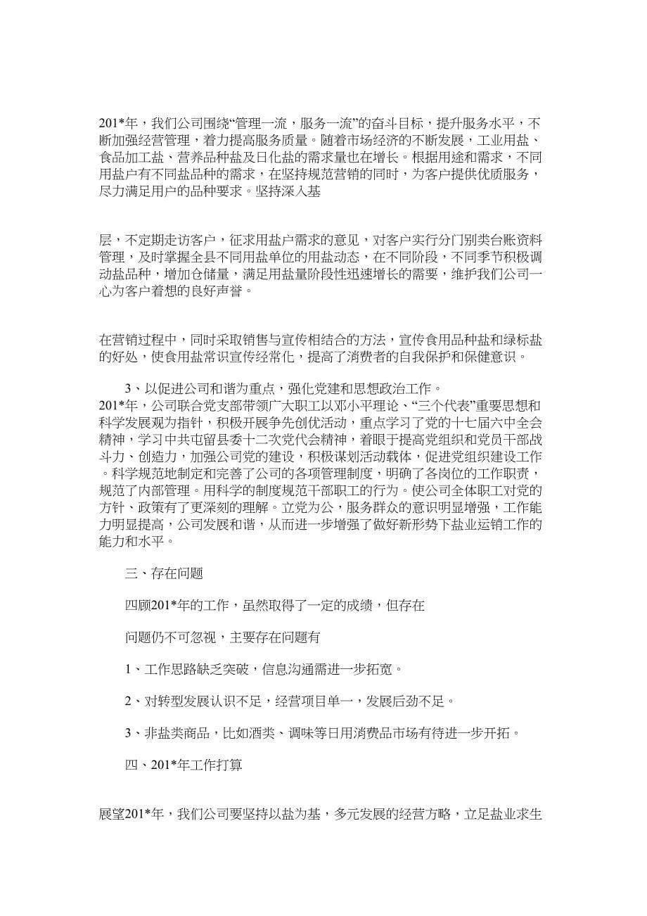 盐业公司年终工作总结.docx_第5页