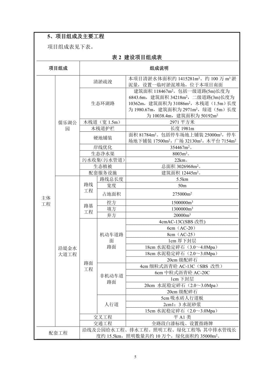 儒乐湖及周边生态治理项目环境影响报告书.docx_第5页