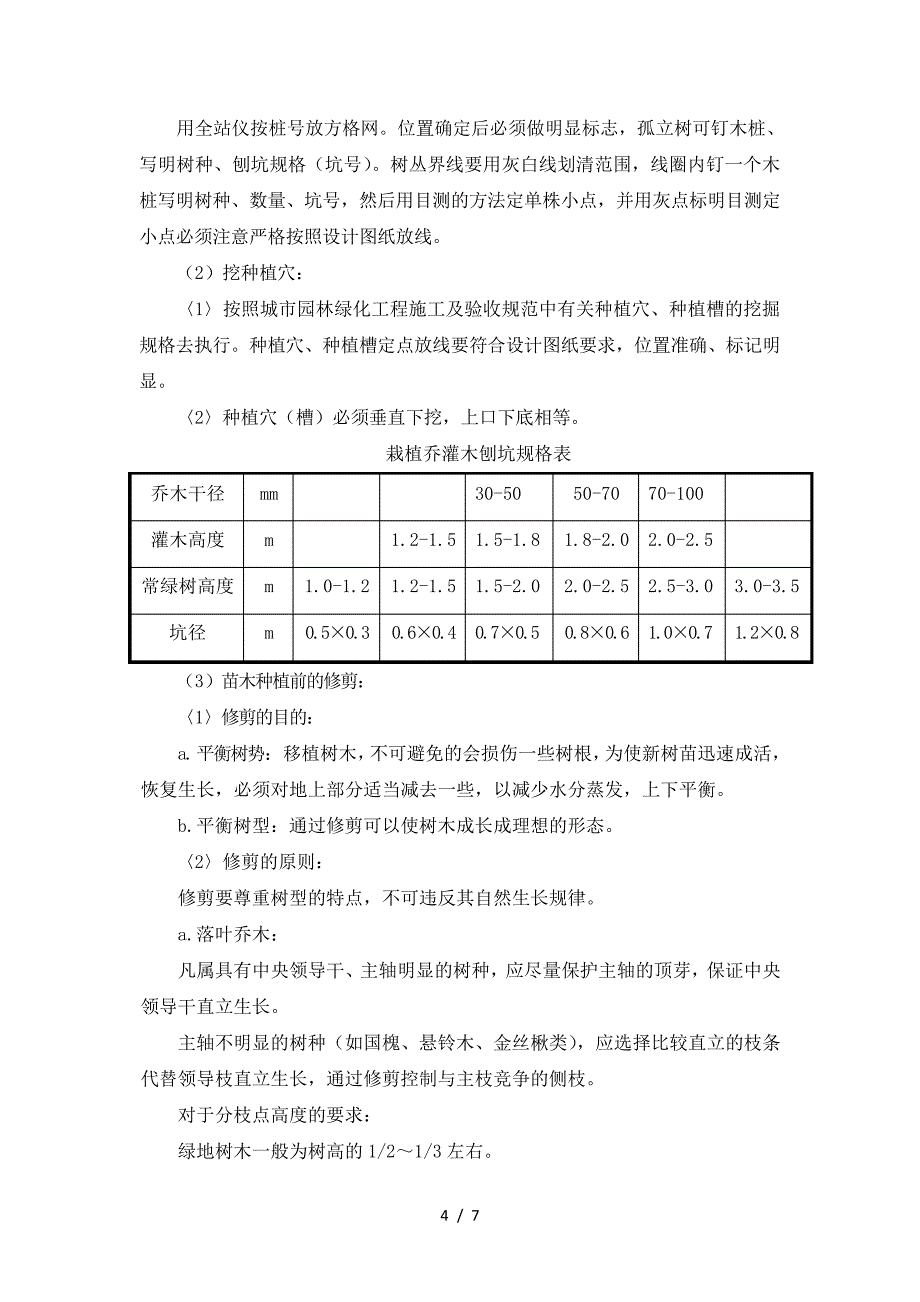 绿化栽植工程施工方案_第4页