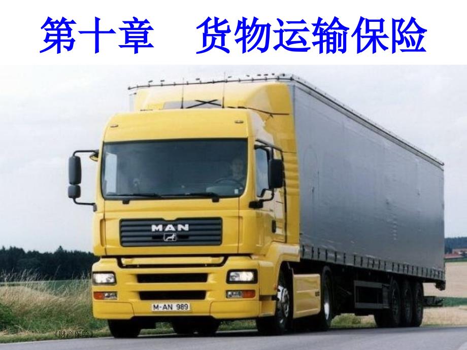 货物运输保险概述_第1页